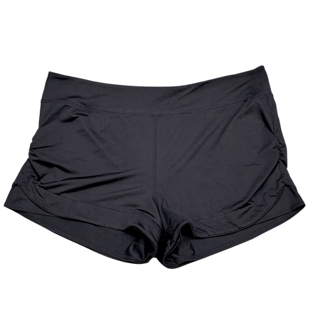 Reitman’s Hyba Black Pull on No Closure Cinch Side Activewear Workout Shorts XXL